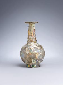 Bottle, Iran, 9th-10th century. Creator: Unknown