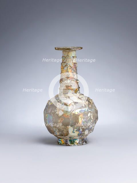 Bottle, Iran, 9th-10th century. Creator: Unknown.