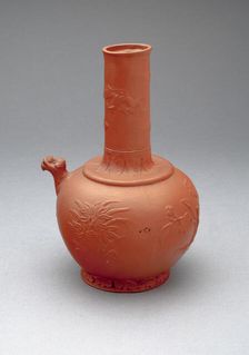 Bottle (Kendi), Meissen, c. 1710. Creator: Meissen Porcelain