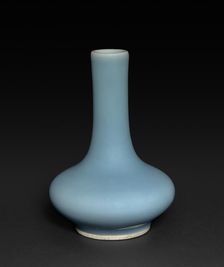 Bottle-Shaped Vase, 1661-1722. Creator: Unknown