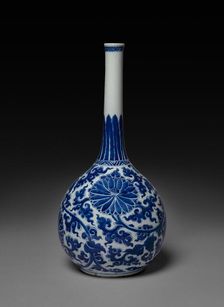 Bottle-shaped Vase, 1662-1722. Creator: Unknown