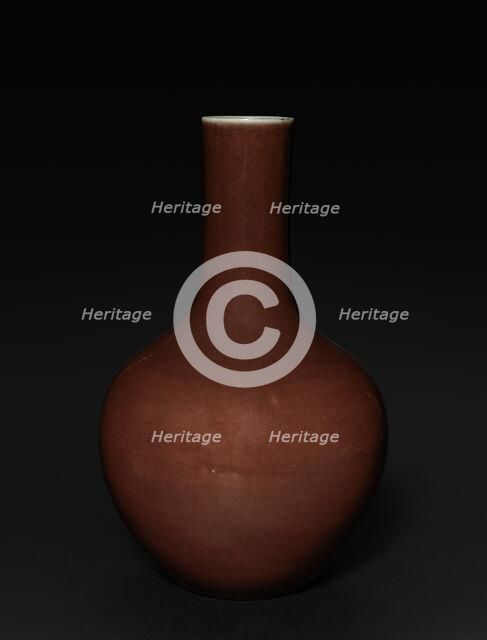 Bottle-shaped Vase, 1736-1795. Creator: Unknown.