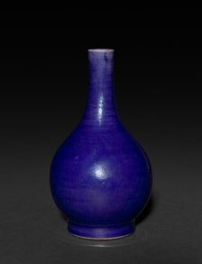 Bottle-Shaped Vase, 1736-1795. Creator: Unknown
