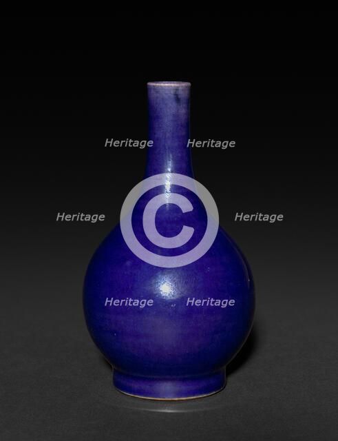 Bottle-Shaped Vase, 1736-1795. Creator: Unknown.