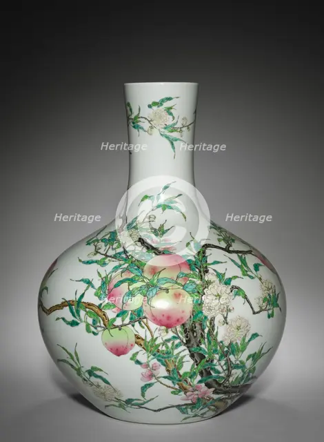 Bottle-shaped Vase, 1736-1795. Creator: Unknown.