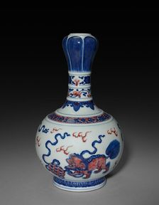 Bottle-shaped Vase, 1736-1795. Creator: Unknown