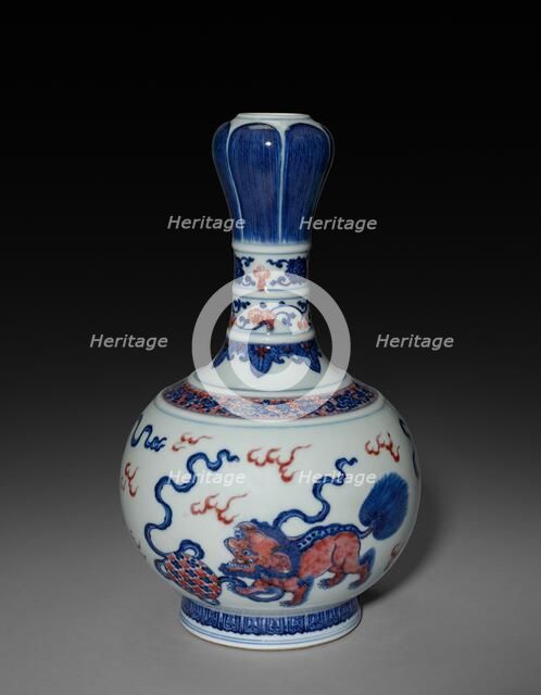 Bottle-shaped Vase, 1736-1795. Creator: Unknown.