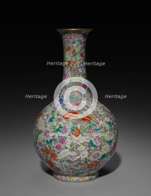 Bottle-shaped Vase, 1796-1820. Creator: Unknown.