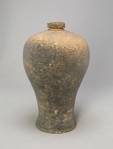 Bottle-Shaped Vase (Maebyong), Korea, Goryeo dynasty (918-1392), late 11th/early 12th century. Creator: Unknown