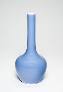 Bottle-Shaped Vase, Qing dynasty (1644-1911), Yongzheng reign mark and period (1723-1735). Creator: Unknown