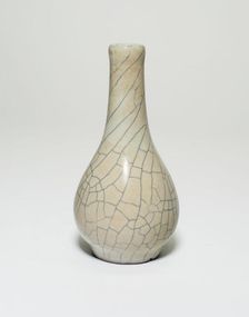 Bottle-Shaped Vase, Yuan dynasty or possibly Qing dynasty (1644-1911), Yongzheng period (1723-1735). Creator: Unknown