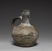 Bottle Vase, 1200-1400. Creator: Unknown