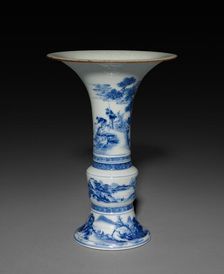 Bottle Vase, 1723-1735. Creator: Unknown