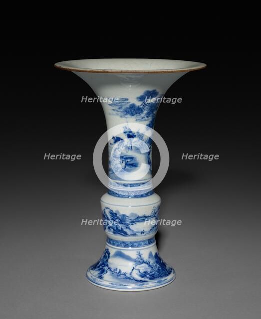 Bottle Vase, 1723-1735. Creator: Unknown.