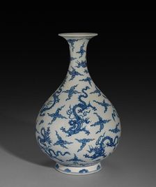 Bottle Vase, 1723-1735. Creator: Unknown