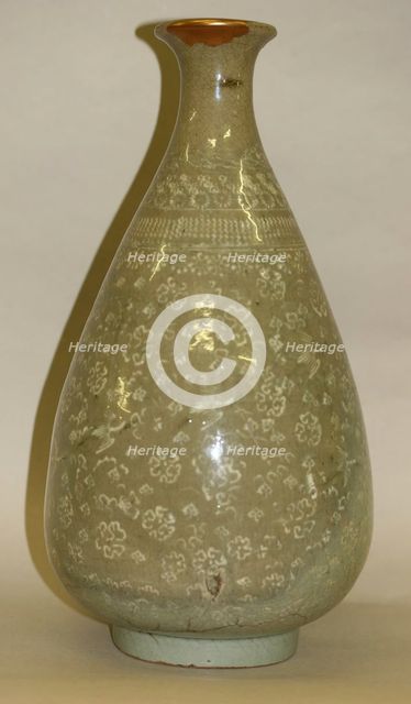Bottle vase, Korea, 12th/13th century. Creator: Unknown.