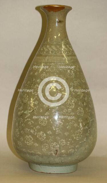 Bottle vase, Korea, 12th/13th century. Creator: Unknown.