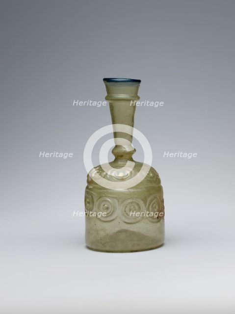 Bottle with Impressed Decorations, probably Iran, 10th-11th century. Creator: Unknown.