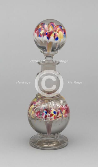 Bottle with stopper, c. 1900. Creator: Unknown.