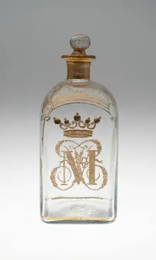 Bottle with Stopper, Spain, c. 1771. Creator: Unknown