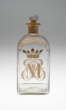 Bottle with Stopper, Spain, c. 1771. Creator: Unknown