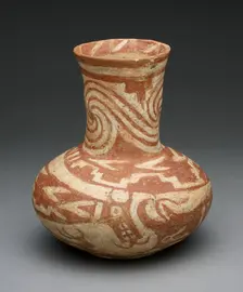 Bottle with Underwater Serpents, A.D. 1300/1500. Creator: Unknown
