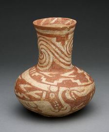 Bottle with Underwater Serpents, A.D. 1300/1500. Creator: Unknown