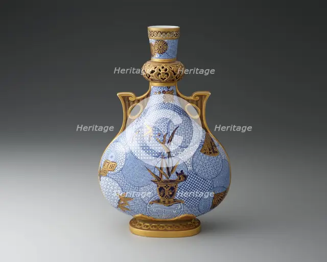 Bottle, Worcester, 1878. Creator: Royal Worcester.