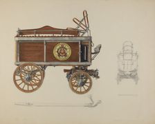 Bottler's Wagon, c. 1937. Creator: Donald Humphrey