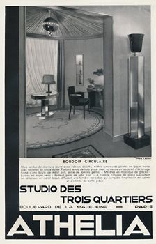 Boudoir Circulaire - Studio Des Trois Quartiers - Athelia 1933
