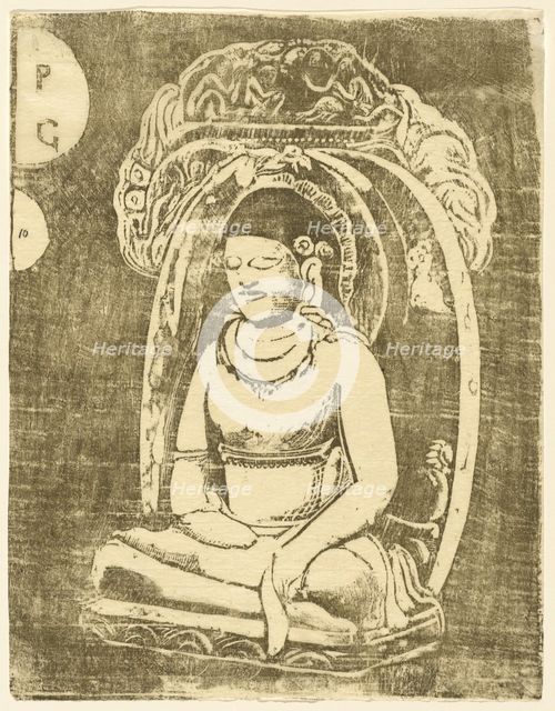 Bouddha (Buddha), in or after 1895. Creator: Paul Gauguin.