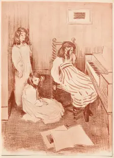 Bouderie, 1898. Creator: Alfredo Müller (Italian, 1869-1940); Imprimerie Champenois