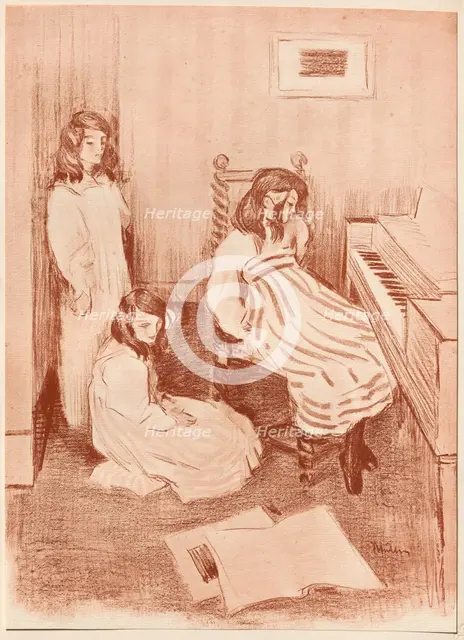 Bouderie, 1898. Creator: Alfredo Müller (Italian, 1869-1940); Imprimerie Champenois.