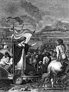 Boudicca (Boadicea) lst century British queen of Iceni, 1824