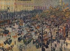 Boulevard Montmartre 1897. Artist: Camille Pissarro