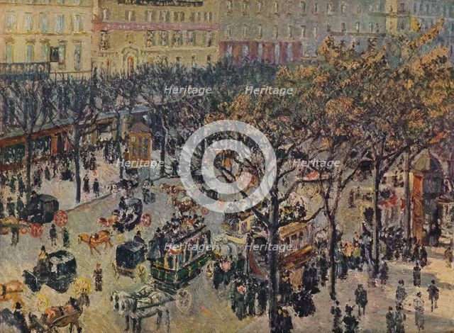'Boulevard Montmartre', 1897. Artist: Camille Pissarro.