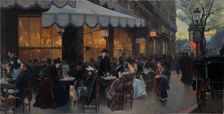 Boulevard of Paris, 1890. Creator: Sorolla y Bastida, Joaquín (1863-1923)