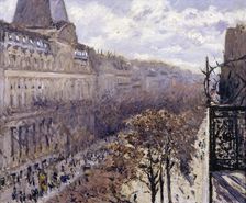 Boulevard des Italiens, 1880. Creator: Caillebotte, Gustave (1848-1894)