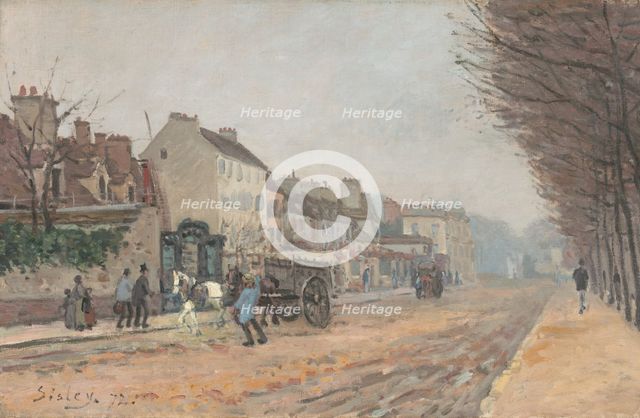 Boulevard Héloïse, Argenteuil, 1872. Creator: Alfred Sisley.