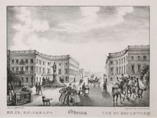 Boulevard Primorsky in Odessa, Second quarter of the 19th cen