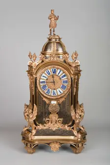 Boulle and ormolu bracket clock, Kenwood House, Hampstead, London. Artist: Nigel Corrie