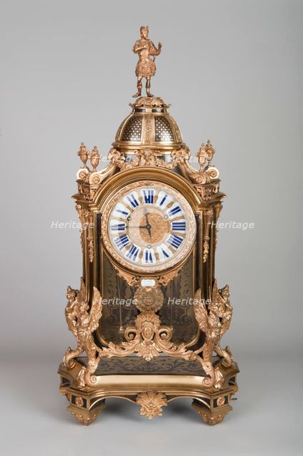 Boulle and ormolu bracket clock, Kenwood House, Hampstead, London. Artist: Nigel Corrie.