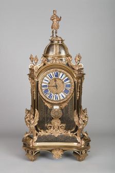 Boulle and ormolu bracket clock, Kenwood House, Hampstead, London. Artist: Nigel Corrie