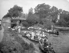 Boulters Lock, Maidenhead, Berkshire, c1860-c1922. Artist: Henry Taunt