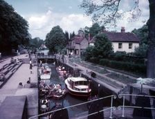 Boulters Lock, near Maidenhead, Berkshire, c1955. Creator: Arthur Charles Kirby Ware