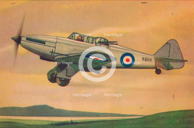 'Boulton Paul "Defiant" Fighter Monoplane', c1944. Creator: Unknown.