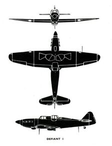 Boulton Paul Defiant I, 1941. Creator: Unknown