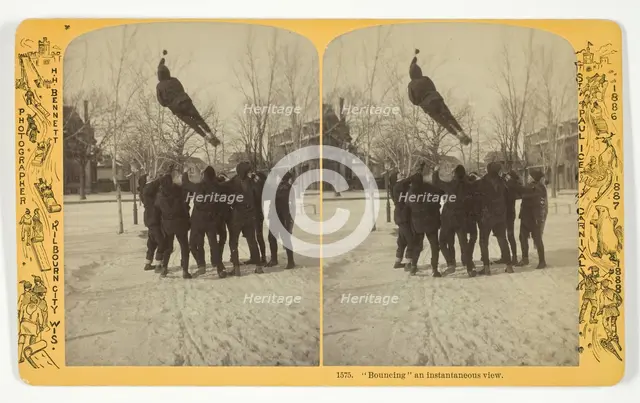 "Bouncing", an instantaneous view, 1886/88. Creator: Henry Hamilton Bennett.