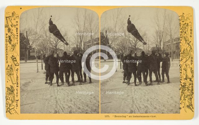 "Bouncing", an instantaneous view, 1886/88. Creator: Henry Hamilton Bennett.