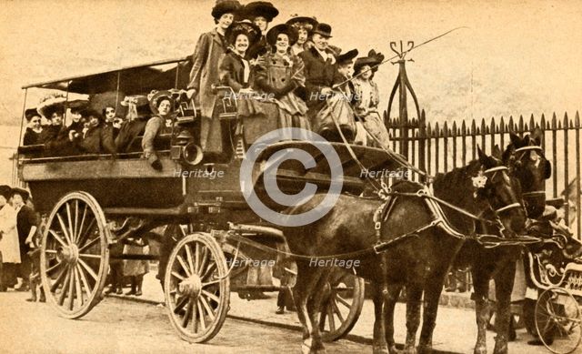 'Bound for a "Beano"', 1900, (1933).  Creator: Unknown.
